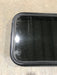 Used Black Radius Non Opening Window : 21 1/2" W x 17 1/2" H x 1 7/8" - Young Farts RV Parts