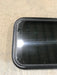 Used Black Radius Non Opening Window : 21 1/2" W x 17 1/2" H x 1 7/8" - Young Farts RV Parts
