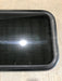 Used Black Radius Non Opening Window : 21 1/2" W x 17 1/2" H x 1 7/8" - Young Farts RV Parts