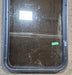 Used Black Radius Non Opening Window : 21 3/4" W x 42 1/4" H x 2" - Young Farts RV Parts