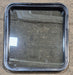 Used Black Radius Non Opening Window : 23 3/4" W x 26" H x 2" D - Young Farts RV Parts