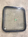 Used Black Radius Non - Opening Window : 23" W X 22" H X 2" D - Young Farts RV Parts