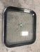 Used Black Radius Non - Opening Window : 23" W X 22" H X 2" D - Young Farts RV Parts