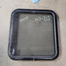 Used Black Radius Non-Opening Window : 23 X 21 X 2" D - Young Farts RV Parts