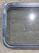 Used Black Radius Non Opening Window : 24 1/4" W x 16 3/4" H x 1 7/8" - Young Farts RV Parts