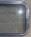 Used Black Radius Non Opening Window : 24 1/4" W x 16 3/4" H x 1 7/8" - Young Farts RV Parts