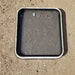 Used Black Radius Non-Opening Window : 24 1/4 X 22 X 2" D - Young Farts RV Parts