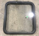 Used Black Radius Non - Opening Window : 25 1/2" W X 23 1/4" H X 2" D - Young Farts RV Parts