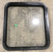 Used Black Radius Non - Opening Window : 25 1/2" W X 23 1/4" H X 2" D - Young Farts RV Parts