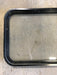 Used Black Radius Non - Opening Window : 32" W X 19 1/2" H X 2" D - Young Farts RV Parts