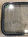 Used Black Radius Non - Opening Window : 32" W X 19 1/2" H X 2" D - Young Farts RV Parts