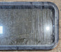 Used Black Radius Non Opening Window : 35 1/2" W x 17 1/2" H x 1 3/4" D - Young Farts RV Parts