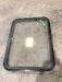 Used Black Radius Non Opening Window : 35 1/2" W x 26" H x 1 1/2" D - Young Farts RV Parts