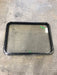 Used Black Radius Non Opening Window : 35 1/2" W x 26" H x 1 1/2" D - Young Farts RV Parts