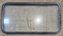 Used Black Radius Non Opening Window : 41 1/2" W x 21 1/2" H x 1 1/2" - Young Farts RV Parts