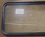 Used Black Radius Non Opening Window : 42 1/4" W x 21 3/4" H x 2" D - Young Farts RV Parts