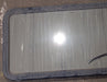 Used Black Radius Non Opening Window : 47 1/2" W x 21 1/2" H x 1 3/4" D - Young Farts RV Parts
