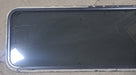 Used Black Radius Non Opening Window : 47 3/4" W X 17 3/4" H X 1" D - Young Farts RV Parts