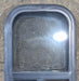 Used Black Radius Opening Window : 11 1/2" W x 21 1/4" H x 1 3/4" D - Young Farts RV Parts