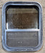 Used Black Radius Opening Window : 17 1/2" W x 21 1/2" H x 2" - Young Farts RV Parts