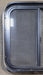 Used Black Radius Opening Window : 20 3/4" W x 20" H x 1 3/4" - Young Farts RV Parts