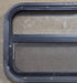 Used Black Radius Opening Window : 23 1/2" W x 14 1/4" H x 1 7/8" D - Young Farts RV Parts