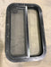 Used Black Radius Opening Window : 23 1/2" W x 14 3/4" H x 2" - Young Farts RV Parts