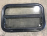Used Black Radius Opening Window : 23 1/2" W x 14 3/4" H x 2" - Young Farts RV Parts