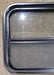 Used Black Radius Opening Window : 23 1/2" W x 19 1/4" H x 1 7/8" - Young Farts RV Parts