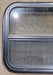 Used Black Radius Opening Window : 23 1/2" W x 19 1/4" H x 1 7/8" - Young Farts RV Parts