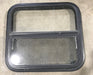 Used Black Radius Opening Window : 23 1/2" W X 21 1/4" H X 2" D - Young Farts RV Parts