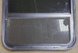 Used Black Radius Opening Window : 23 1/2" W X 28 1/2" H X 2" D - Young Farts RV Parts