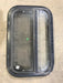 Used Black Radius Opening Window : 23 1/4" W X 14 1/2" H X 2" D - Young Farts RV Parts