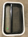 Used Black Radius Opening Window : 23 1/4" W X 14 1/2" H X 2" D - Young Farts RV Parts