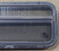 Used Black Radius Opening Window : 23 1/4" W x 14 1/4" H x 1 7/8" D - Young Farts RV Parts