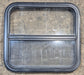 Used Black Radius Opening Window : 23 1/4" W x 21 1/4" H x 1 1/2" - Young Farts RV Parts