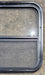 Used Black Radius Opening Window : 23 1/4" W x 21 1/4" H x 1 1/2" - Young Farts RV Parts