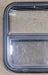 Used Black Radius Opening Window : 23 1/4" W x 21 1/4" H x 1 3/4" - Young Farts RV Parts