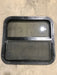 Used Black Radius Opening Window : 23 1/4" W x 21 1/4" H x 2" - Young Farts RV Parts