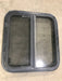 Used Black Radius Opening Window : 23 1/4" W x 21 1/4" H x 2" - Young Farts RV Parts