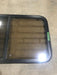 Used Black Radius Opening Window : 23 3/4" W x 39 3/4" H x 1 1/2" D - Young Farts RV Parts