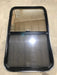 Used Black Radius Opening Window : 23 3/4" W x 39 3/4" H x 1 1/2" D - Young Farts RV Parts