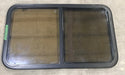 Used Black Radius Opening Window : 23 3/4" W x 39 3/4" H x 1 1/2" D - Young Farts RV Parts