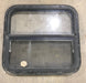 Used Black Radius Opening Window : 24 1/2" W x 22 1/2" H x 2" D - Young Farts RV Parts
