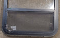 Used Black Radius Opening Window : 24 1/4" W x 35 1/4" H x 1 1/4" D - Young Farts RV Parts