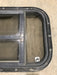 Used Black Radius Opening Window : 24 3/4" W x 15 3/4" H x 1 1/2" D - Young Farts RV Parts