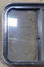 Used Black Radius Opening Window : 25 1/2" W x 20" H x 1 3/4" - Young Farts RV Parts