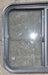 Used Black Radius Opening Window : 25 1/2" W x 20" H x 1 3/4" - Young Farts RV Parts