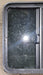 Used Black Radius Opening Window : 25 1/4" W x 24 3/4" H x 1 3/4" - Young Farts RV Parts