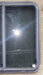 Used Black Radius Opening Window : 25 1/4" W x 24 3/4" H x 1 3/4" - Young Farts RV Parts